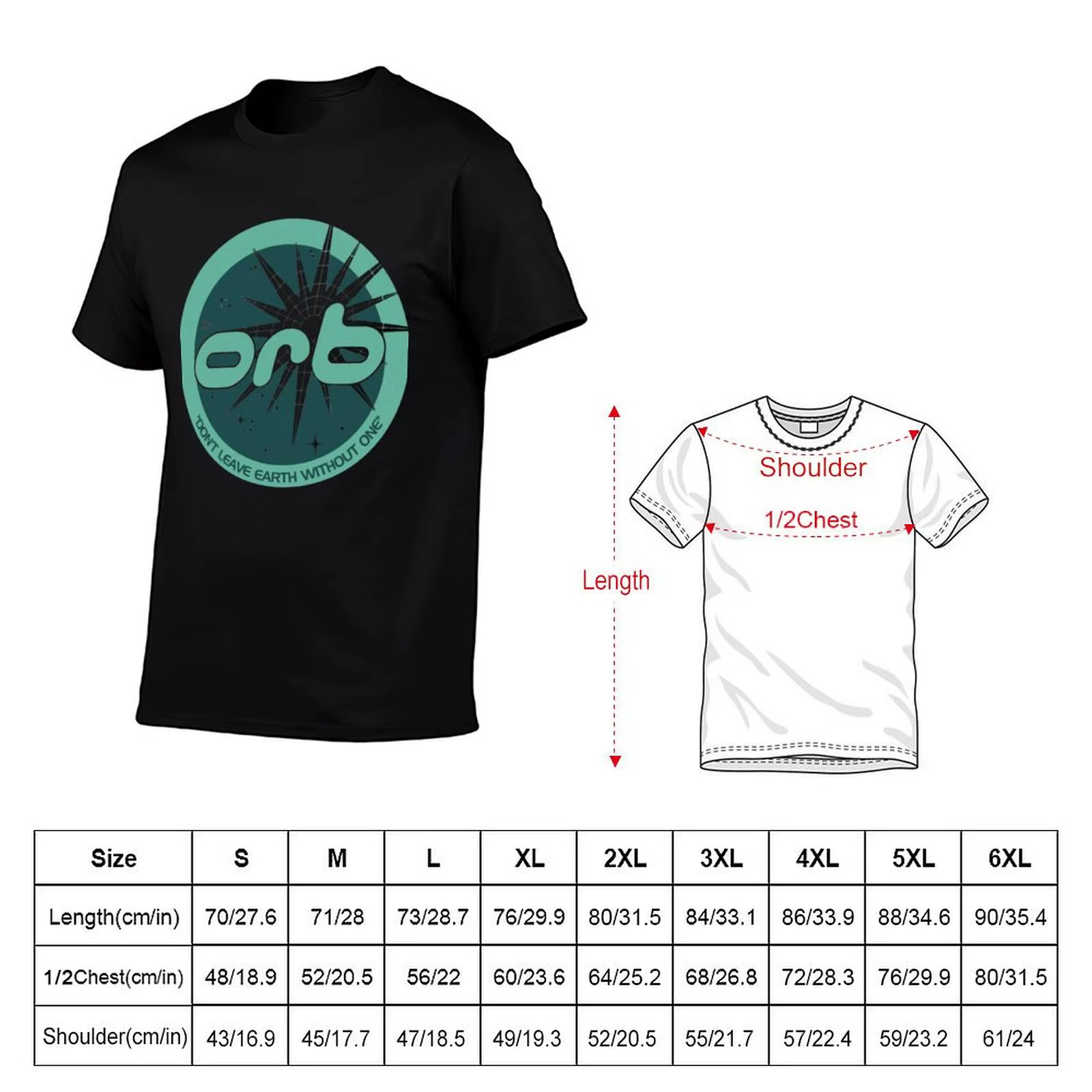 T-shirt Orb pour homme