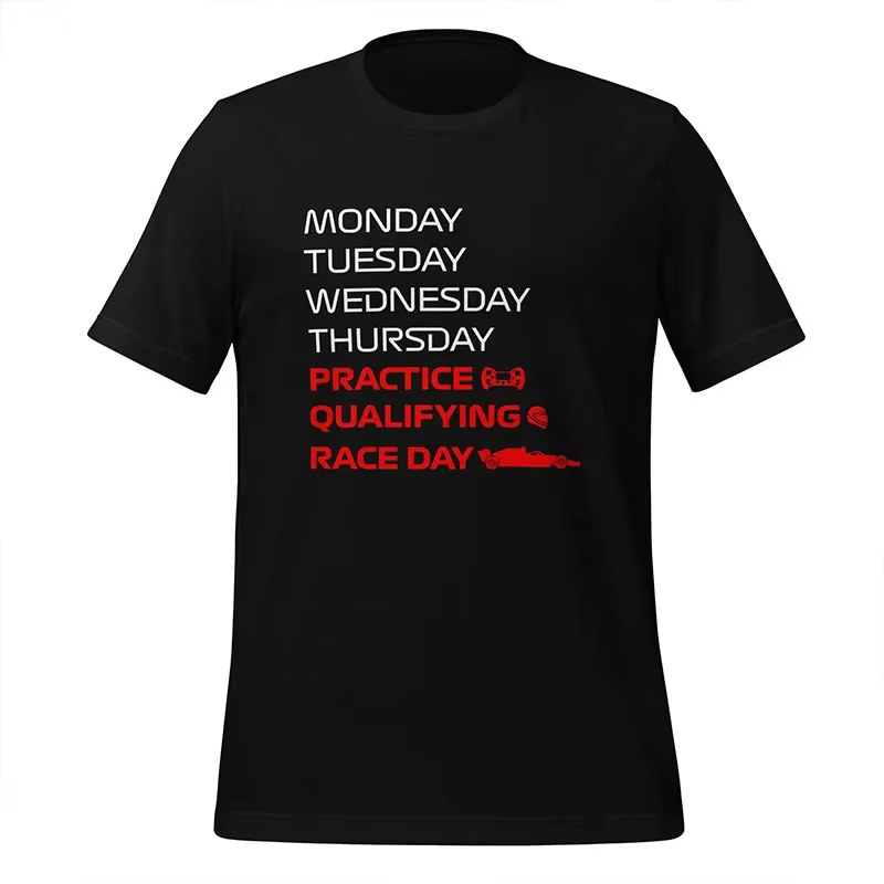 T-shirt de la semaine de course pour hommes et femmes
