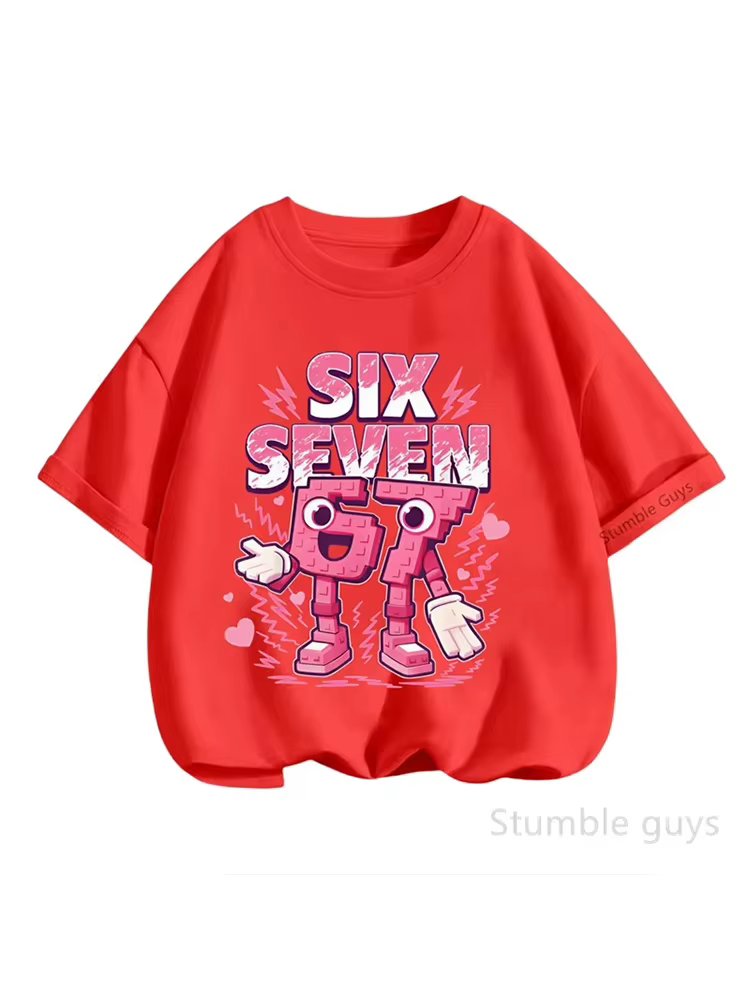 T-shirt graphique rose pour enfants