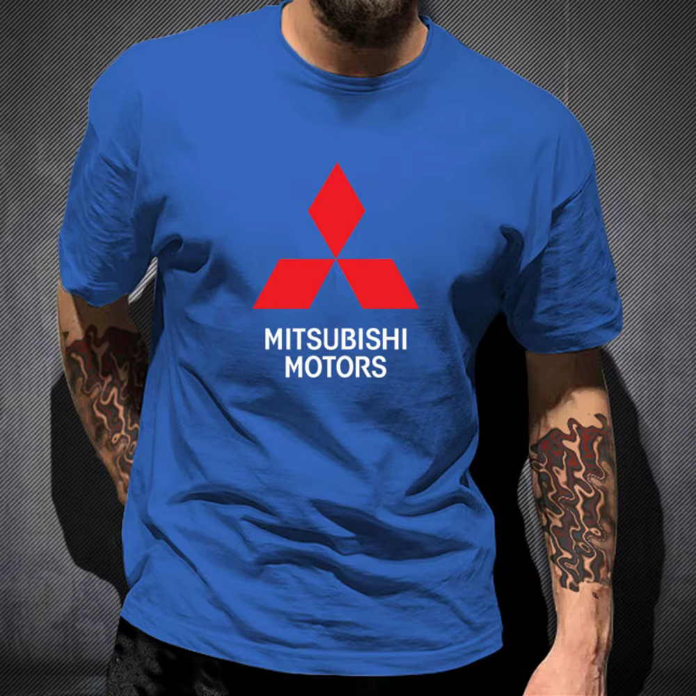 T-shirt imprimé avec le logo Mitsubishi Motors