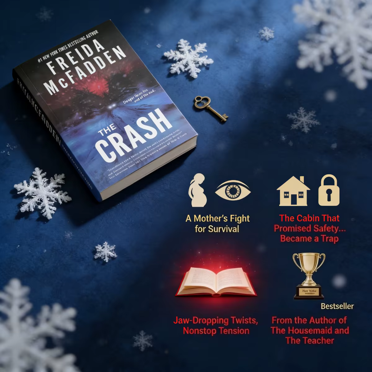 The Crash de Freida McFadden : un thriller psychologique