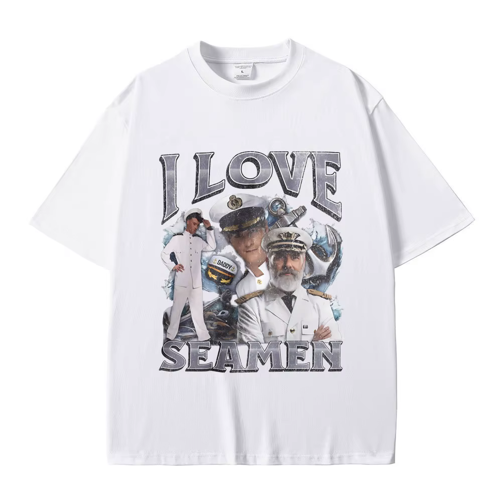 T-shirt Unisexe Vintage 2026 « I Love Seamen » – Coton Pur