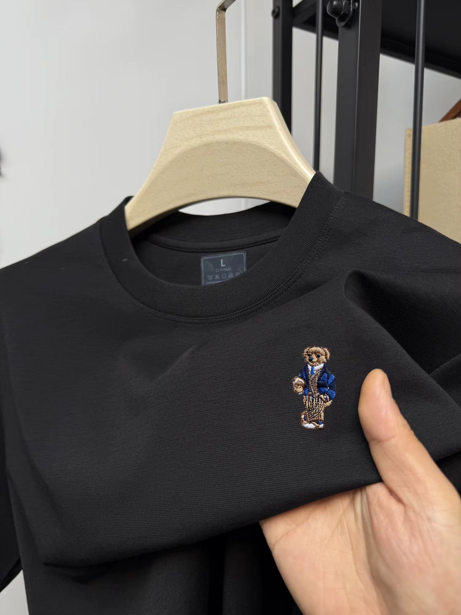 Nouveau T-shirt imprimé haut de gamme pour homme 2026 – Chef-d'œuvre de la mode estivale – Motif ours en peluche –