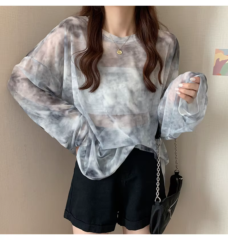 Nouveau T-shirt en maille pour femme