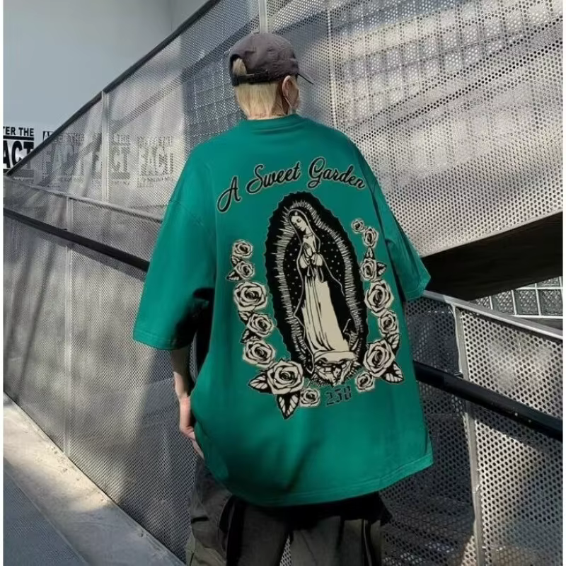 T-shirt ample surdimensionné pour hommes