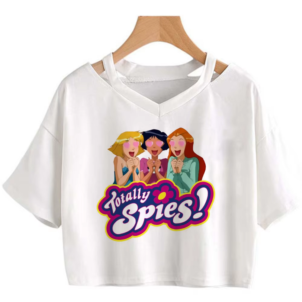 Totally Spies t-shirt femmes été graphique t-shirt femme anime vêtements