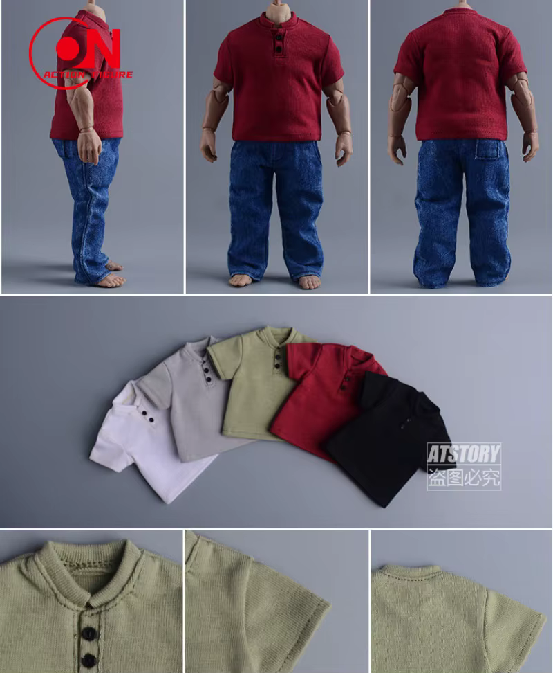 ATStory 1/9 T-shirt décontracté pour homme