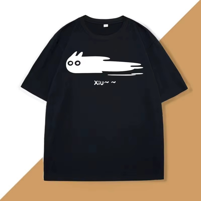 T-shirt drôle avec motif de chat pour hommes et femmes