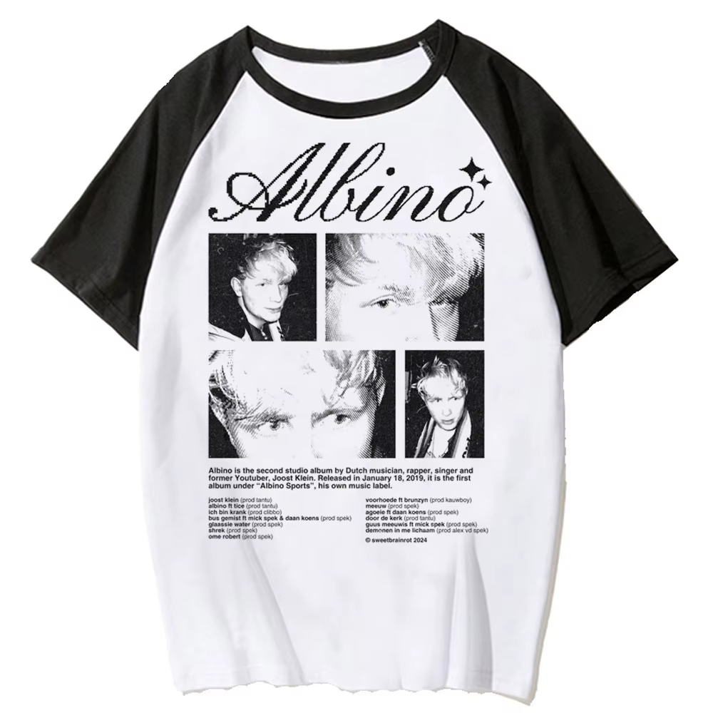 Joost Klein t-shirt femme psychédélique rétro graphique esthétique hip hop