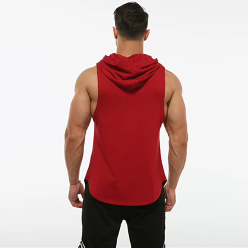MRMT 2026 Nouveau T-shirt sans manches à capuche en coton pour homme