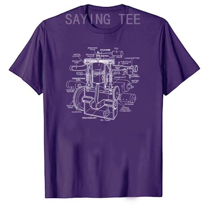 T-shirt graphique Carguy pour hommes