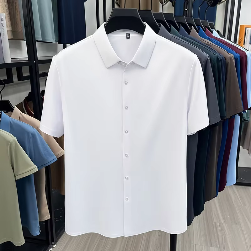Chemise d'été pour homme à manches courtes