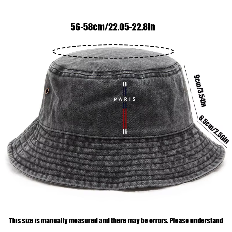 Chapeau Bob Imprimé PARIS Tendance pour Sports de Plein Air