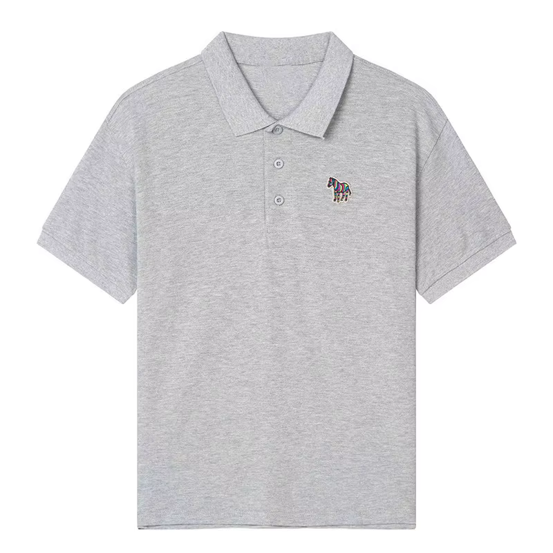 Offres spéciales nouveaux hommes femmes qualité Polo petit dessin animé broderie T-shirt coton confortable à manches courtes t-shirts d'été hauts