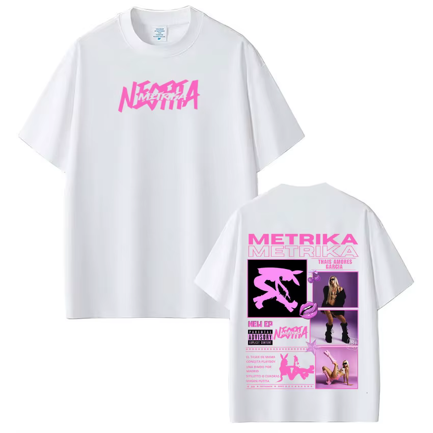 T-shirt Singer Metrika Album Tour 2026 pour hommes et femmes