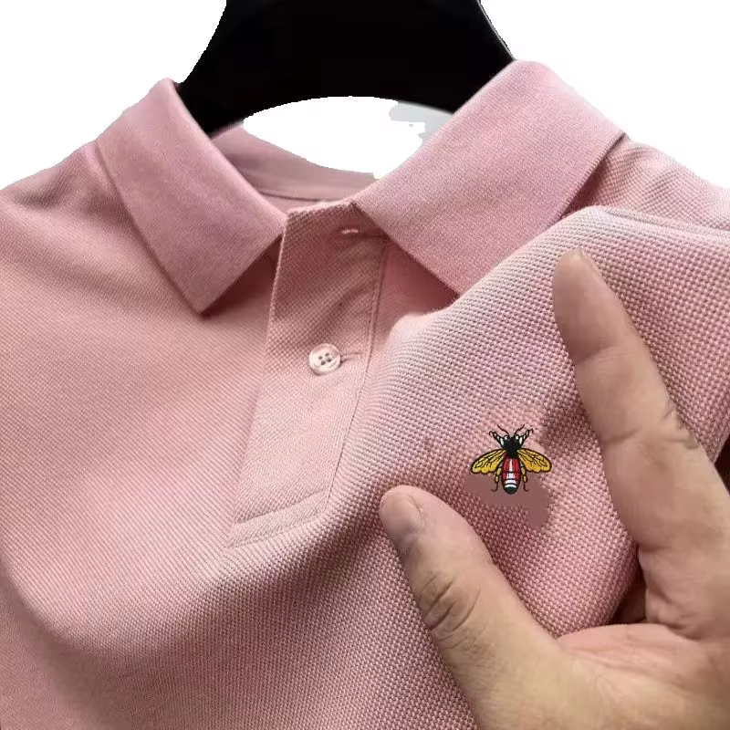 Chemises polo à manches courtes pour hommes