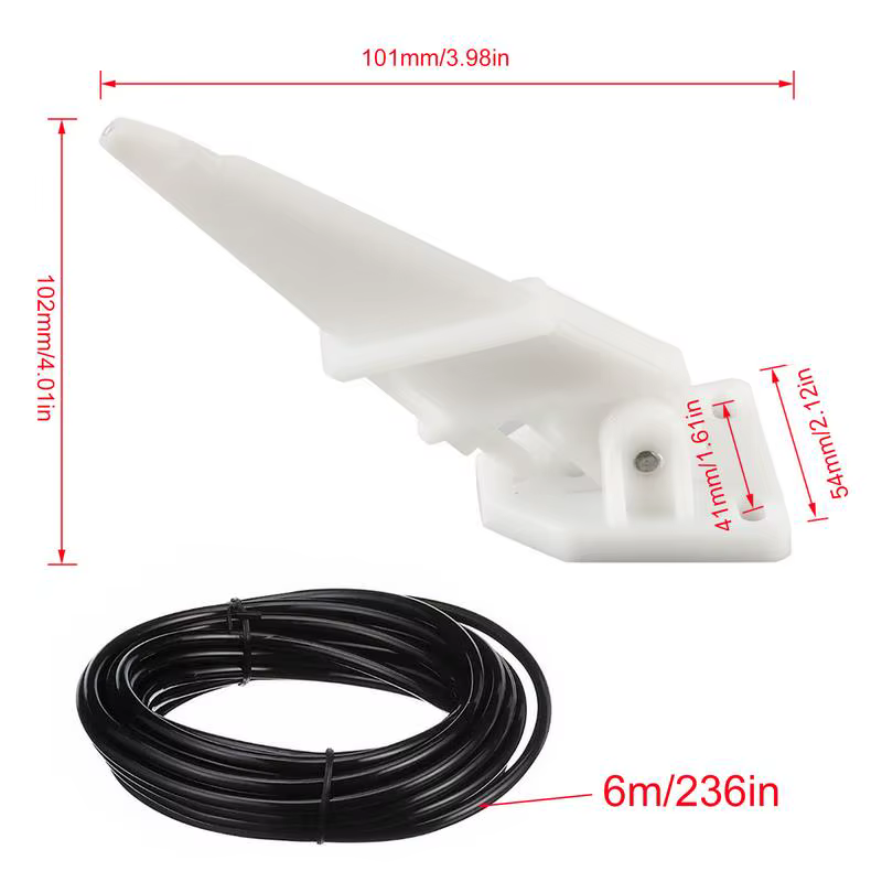 Kit de tubes de Pitot pour compteur de vitesse de bateau