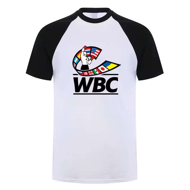 WBC boxe t-shirt été hommes coton à manches courtes T-shirts homme hauts