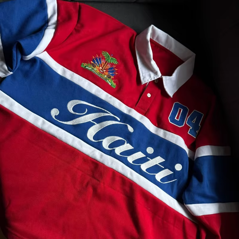 Polo pour homme, style Harajuku Y2K