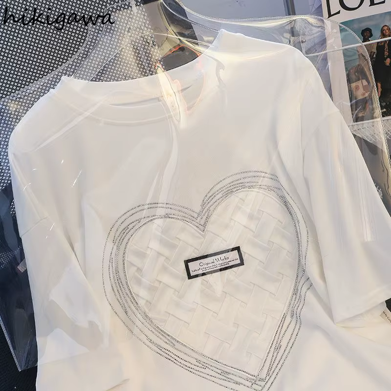 T-shirts coréens pour femmes