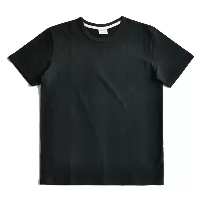 Hauts et t-shirts T-shirt homme manches courtes Anti-déformation Anti-rétrécissement Double tissu coton doux coupe