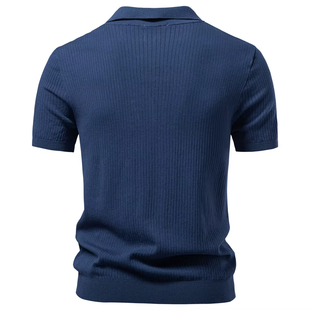 Polo Classique Homme AIOPESON – Couleur Unie