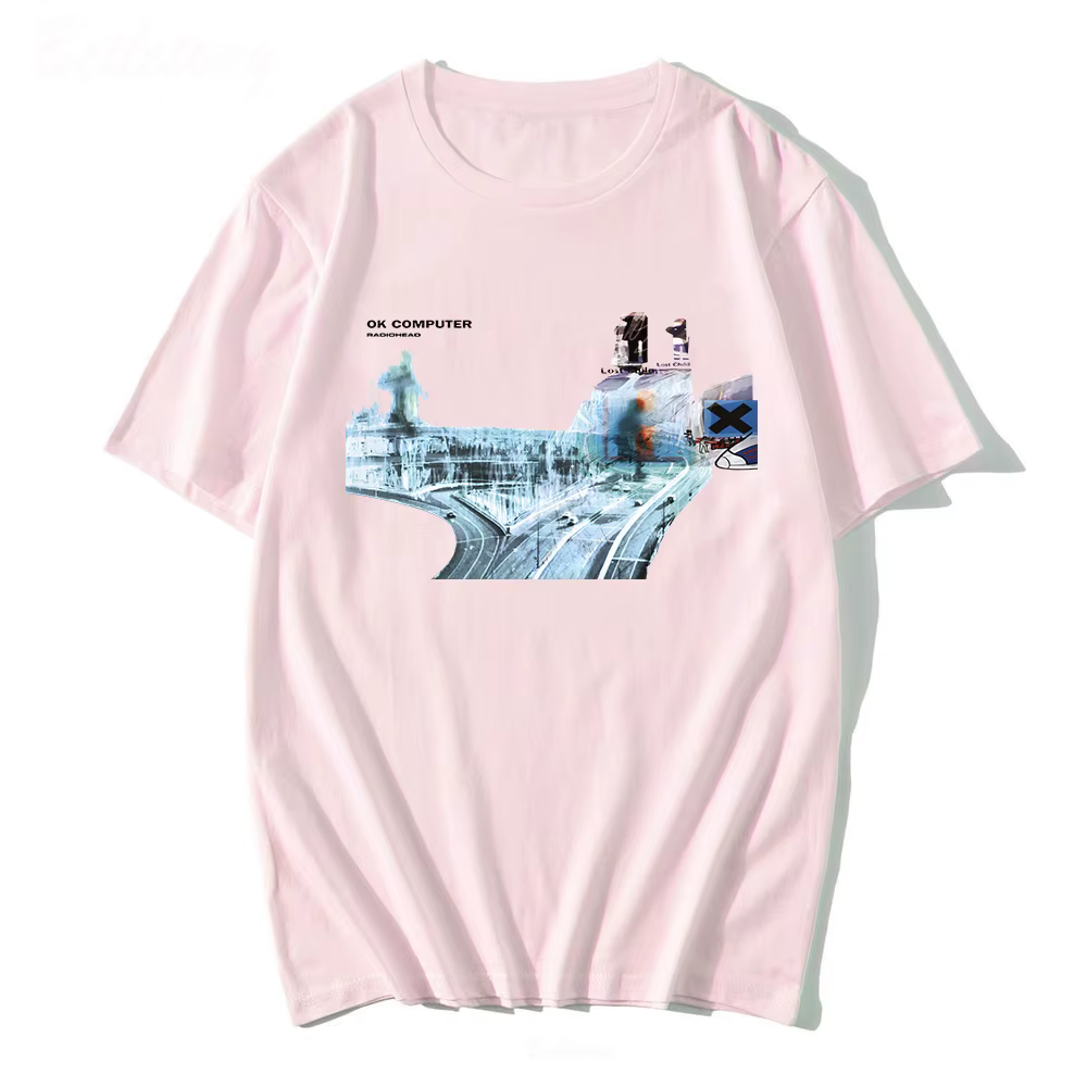 Radiohead-T-shirt Hip Hop pour hommes et femmes