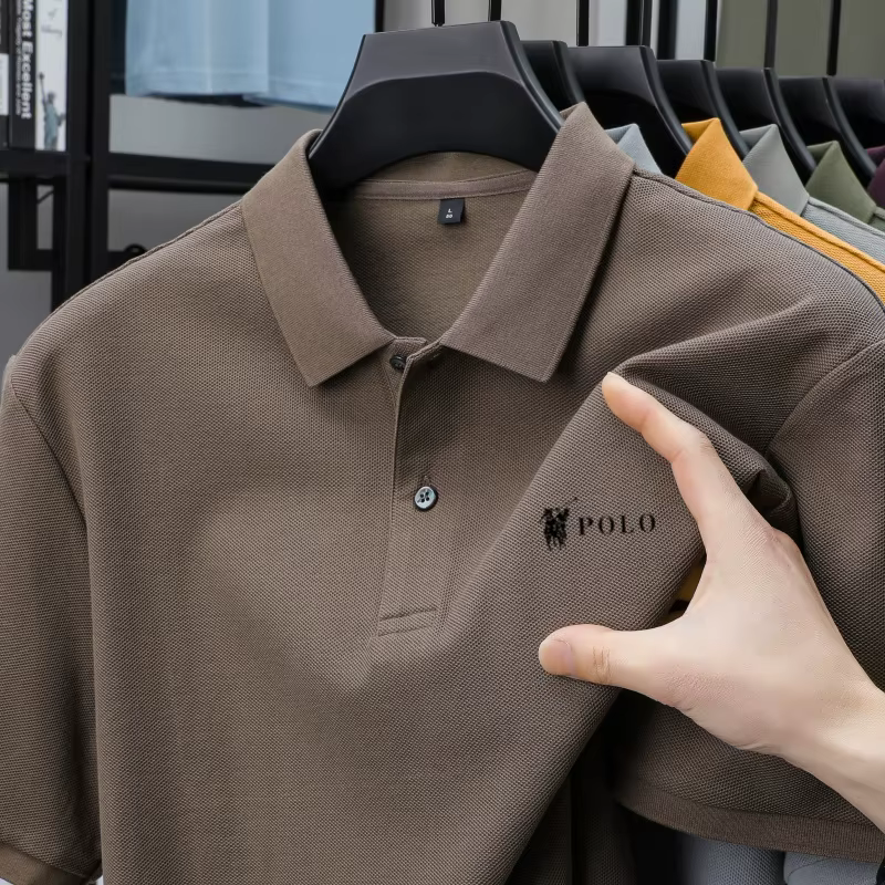 Polo classique d'été Paul Brand New Pony Design respirant pour homme