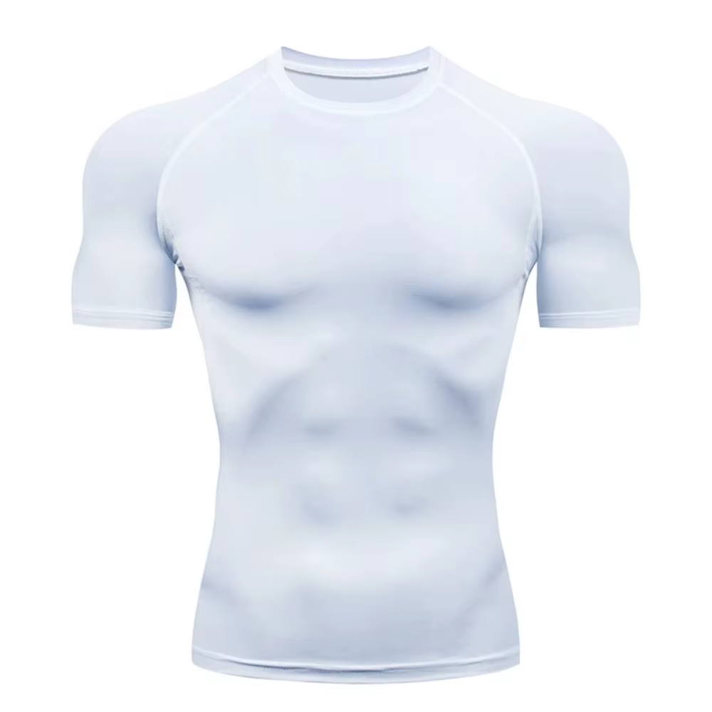 Nouveau T-shirt de compression pour hommes