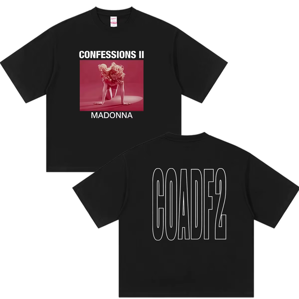 Madonna Confessions II Tour 2026 T-shirts graphiques pour hommes et femmes