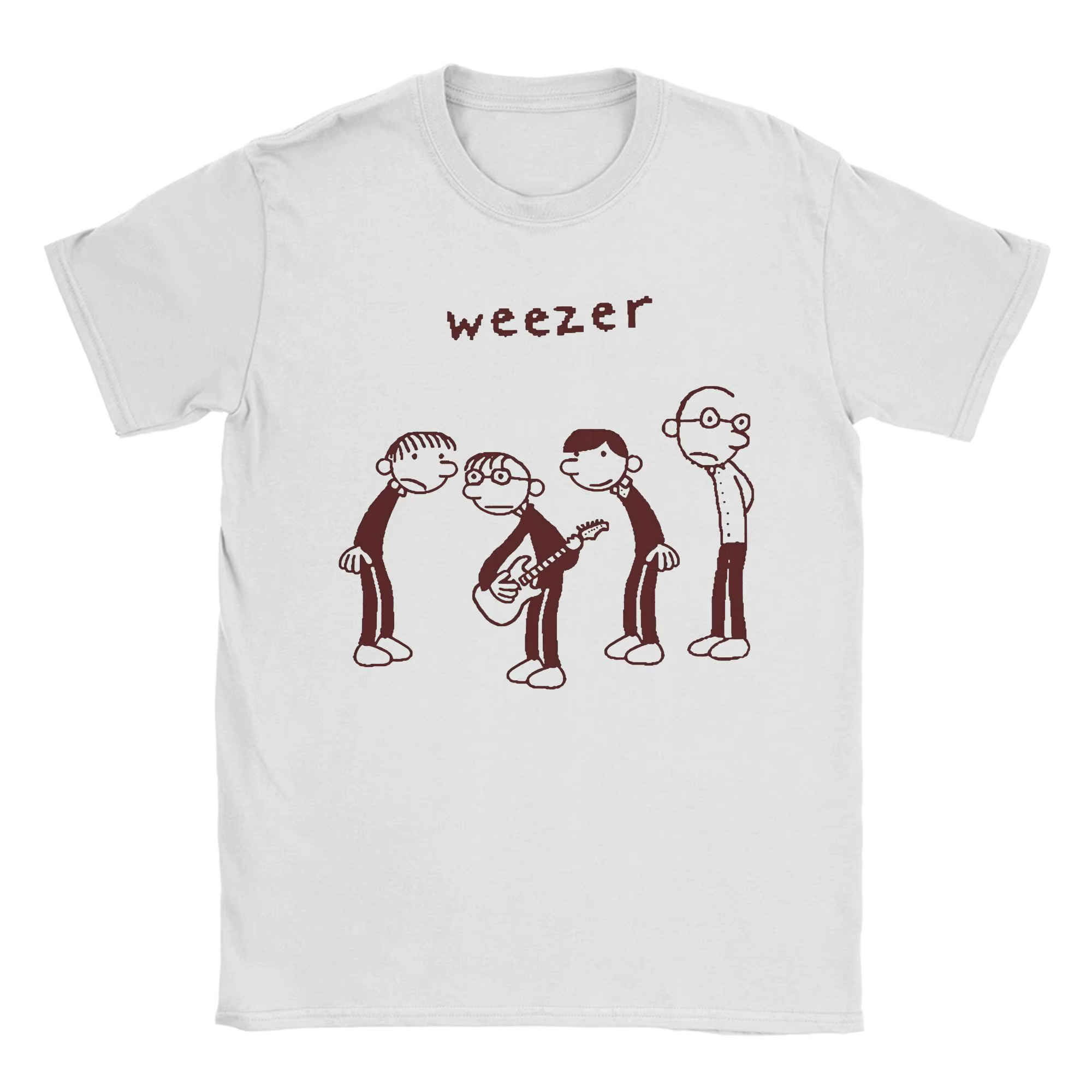 Weezer 1994 Album bande t-shirt pour hommes femmes cadeau t-shirts vêtements en coton