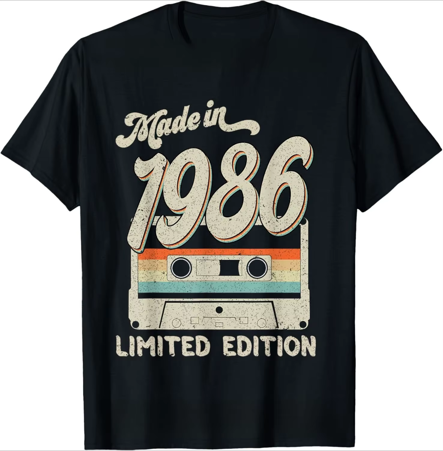 40 ans 1986 anniversaire Vintage rétro 40th cadeau t-shirts hommes Streetwear t-shirt à manches courtes unisexe vêtements amples
