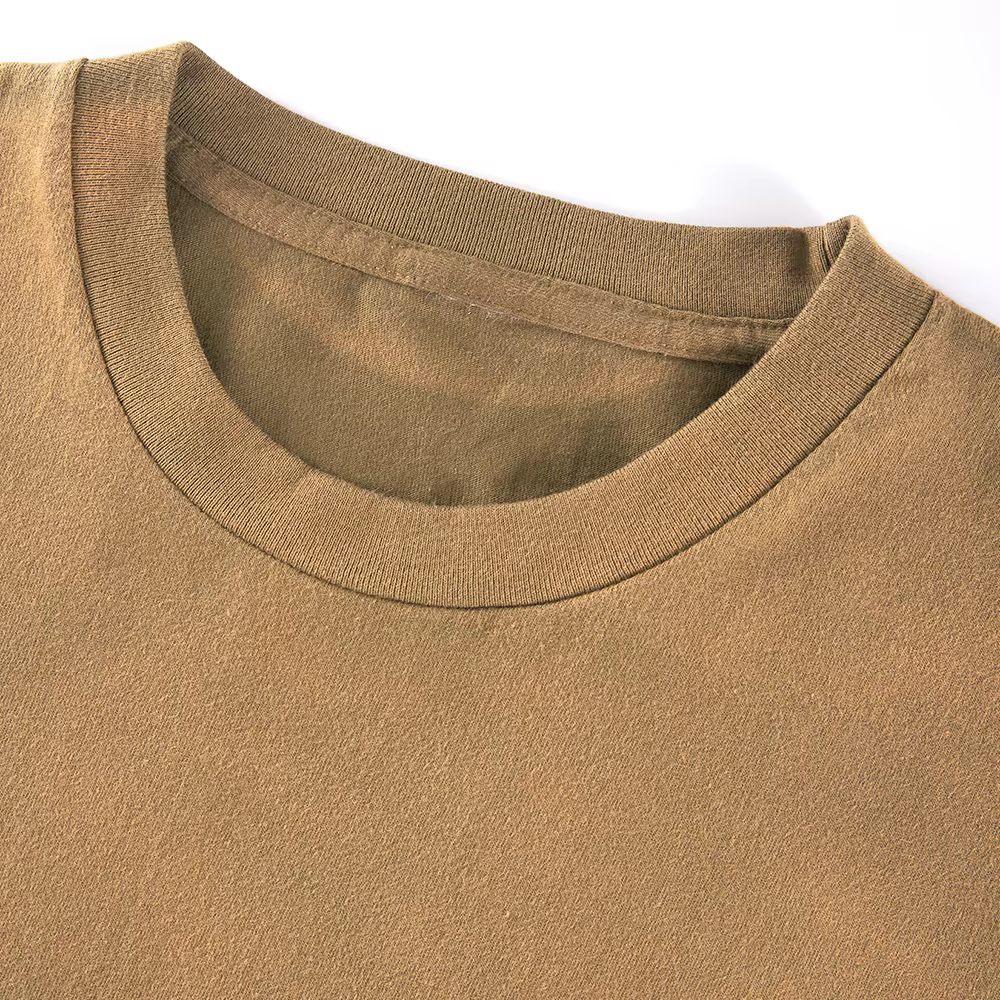 Motif personnalisé logo bricolage hommes cravate-teinture T-Shirt décontracté ample été coton