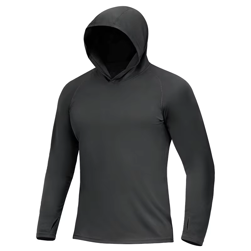 T-shirt de fitness à manches longues pour homme