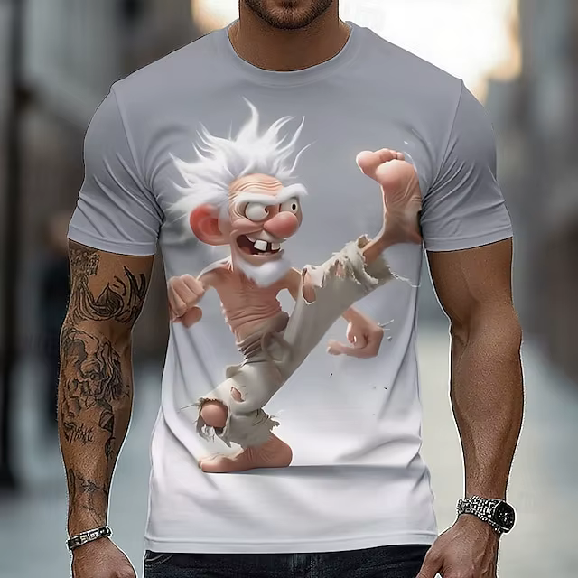 T-shirt à manches courtes à motifs