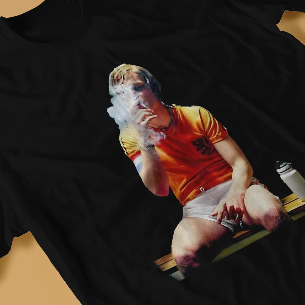 T-shirt à manches courtes en pur coton pour hommes, joli t-shirt, col rond, super cadeau, Johan Cruyff Tees, urgence