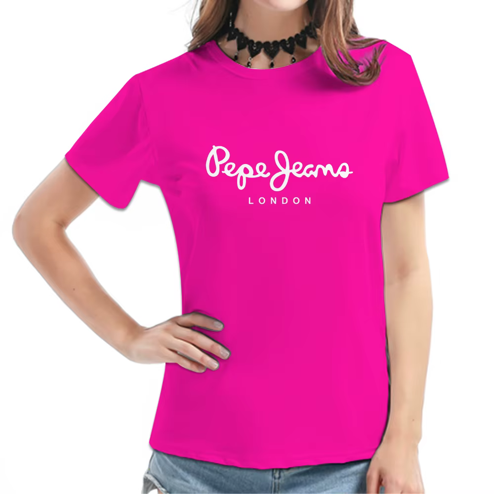 T-shirt à manches courtes bordeaux pour femme - Imprimé graphique typographique London Script
