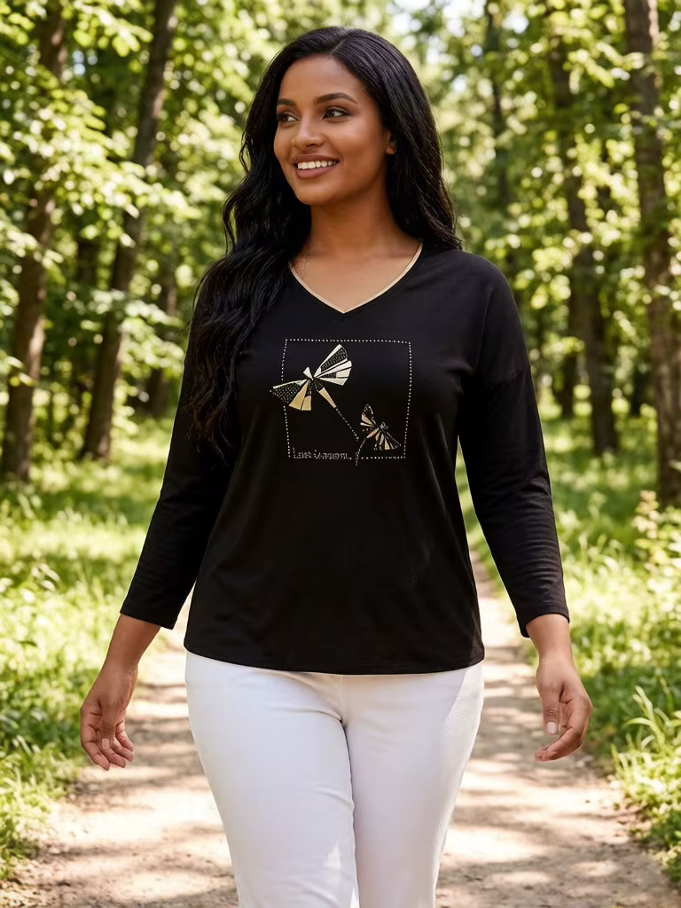 T-shirt basique pour femme