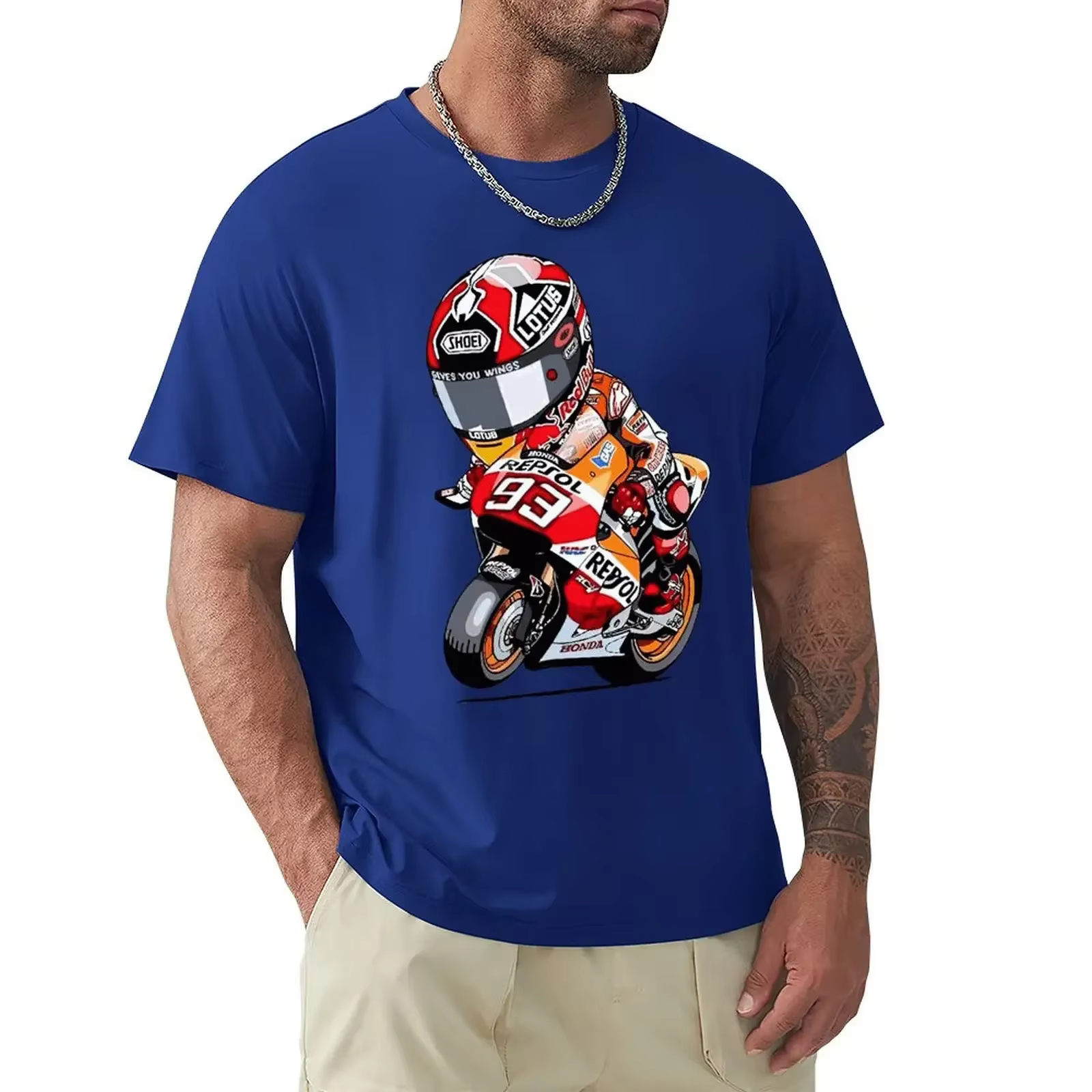Marc Signature 93 Funny MOTO T-shirt Harajuku