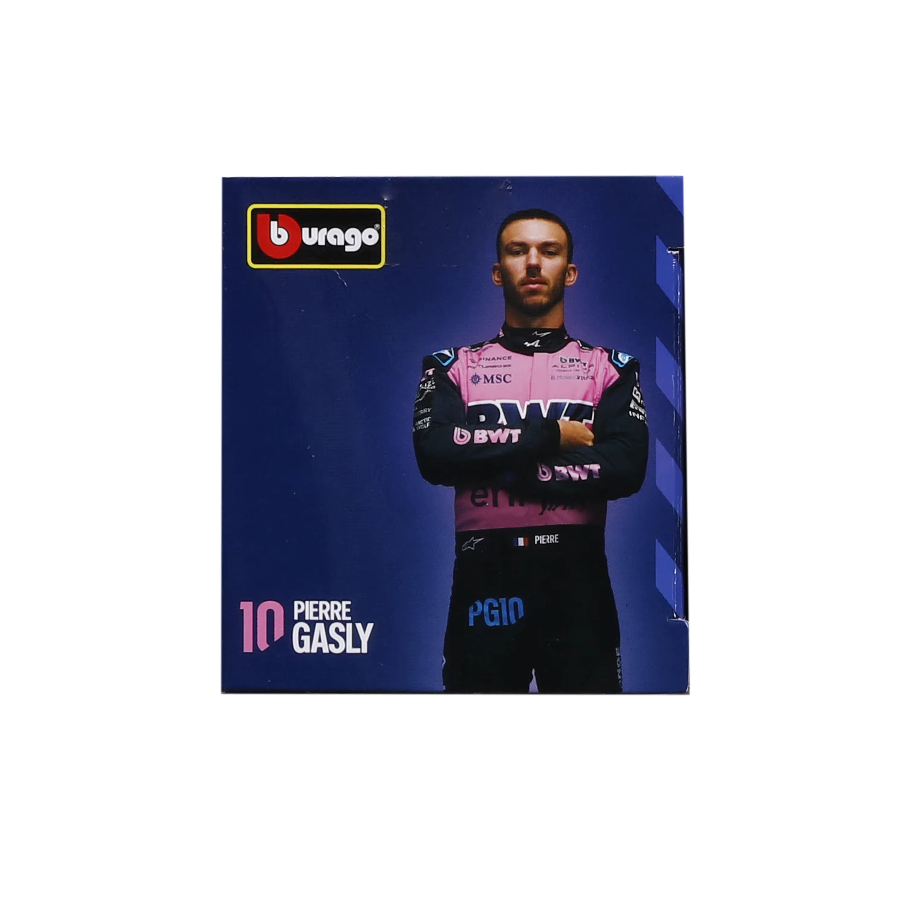 Bburago 1:43 2025 F1 BWT Équipe de formule um alpin # 10 Pierre Gasly # 43 Franco Colapinto alliage voiture moulé sous pression modèle jouet à collectionner