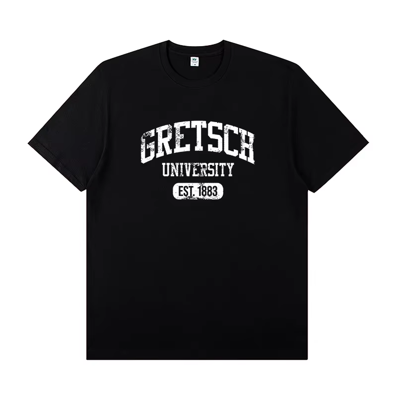 Gretsch guitare électrique Instrument périphérique T-shirt à manches courtes groupe de Rock plomb chanteur pratique