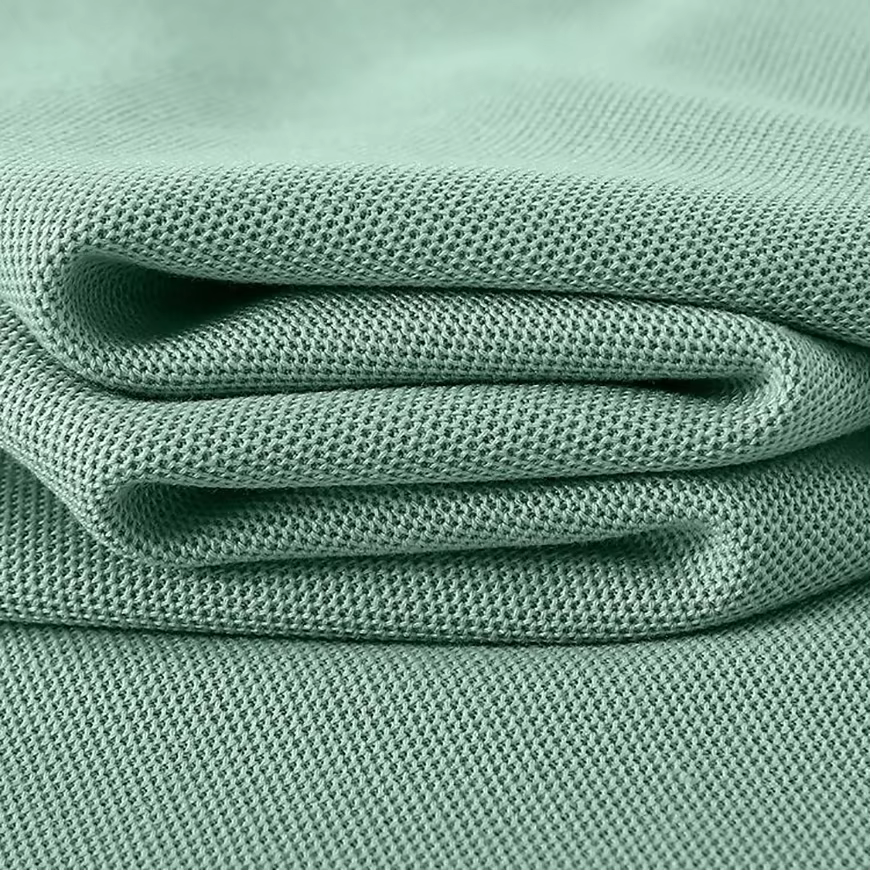 Polo uni à manches longues pour hommes et femmes