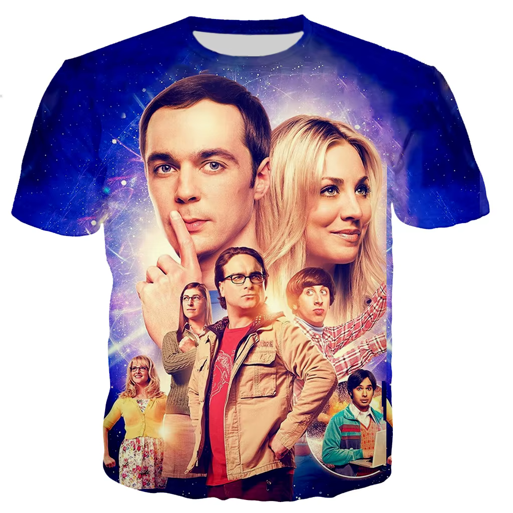 T-shirt The Big Bang Theory pour hommes et femmes