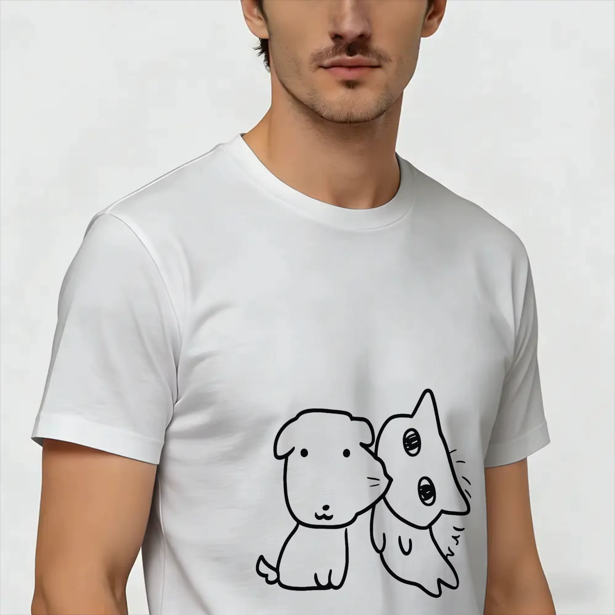 T-Shirt à manches courtes pour hommes