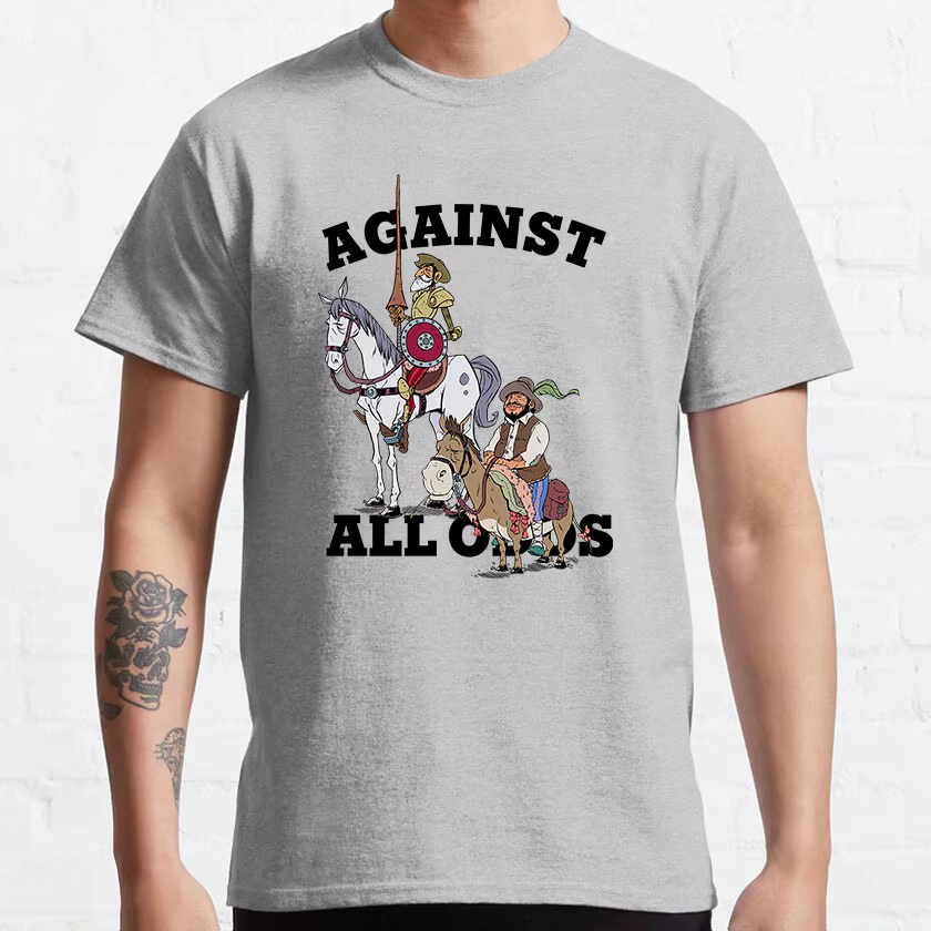 T-shirt humoristique imprimé de la littérature espagnole