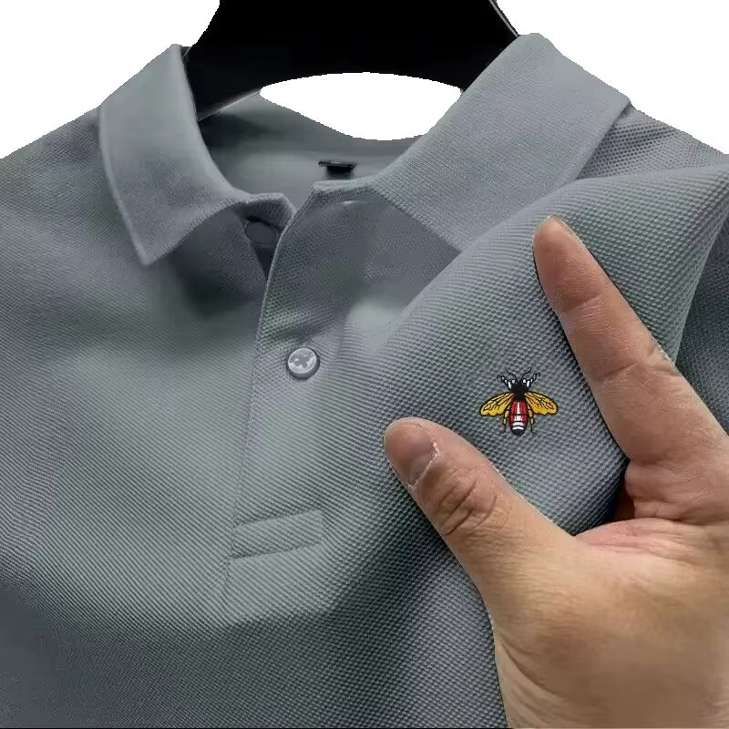 Chemises polo à manches courtes pour hommes