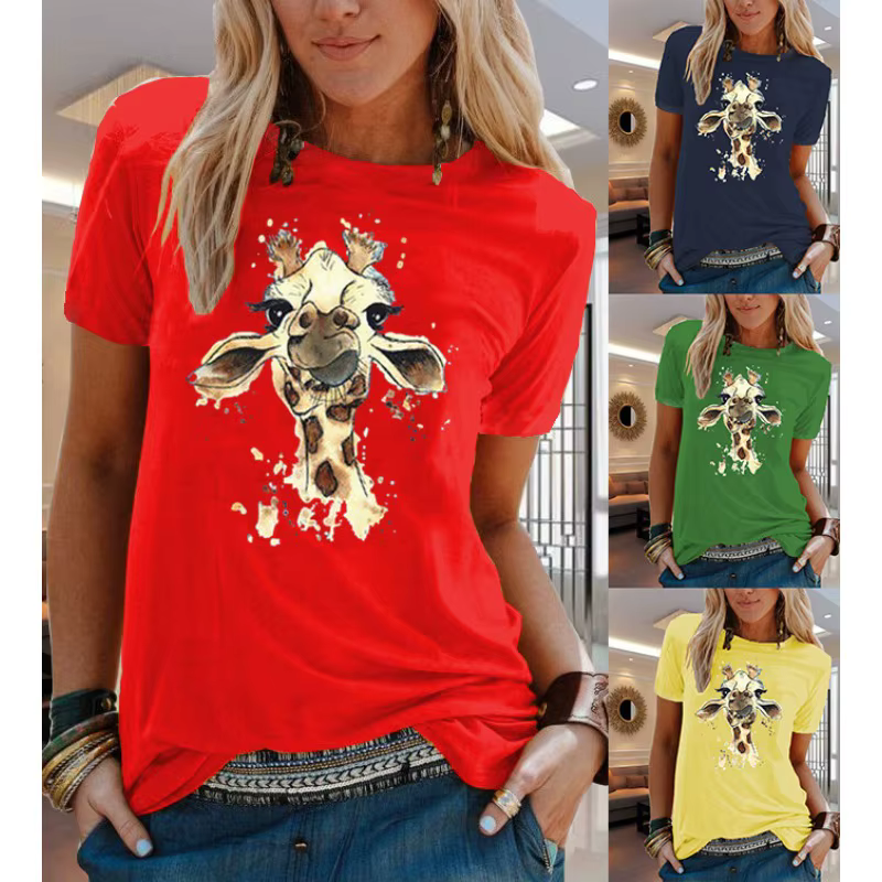 T-shirt à manches courtes pour femmes