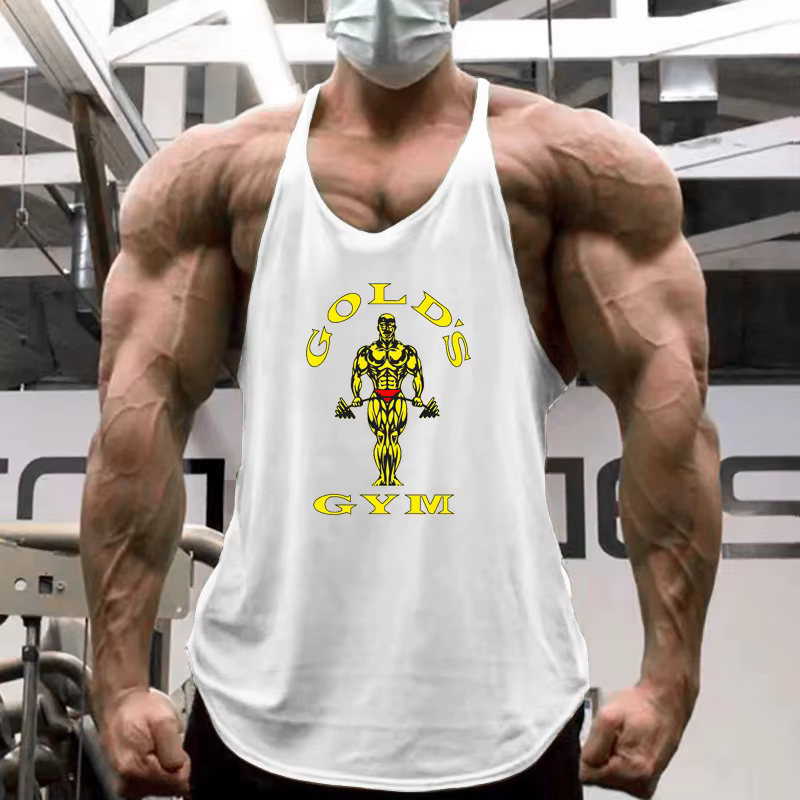 Débardeur d'entraînement coupe musculaire pour hommes