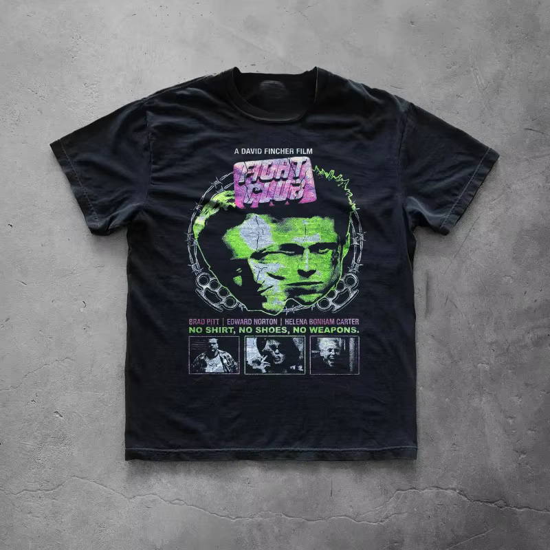 T-shirt rétro du film Fight Club