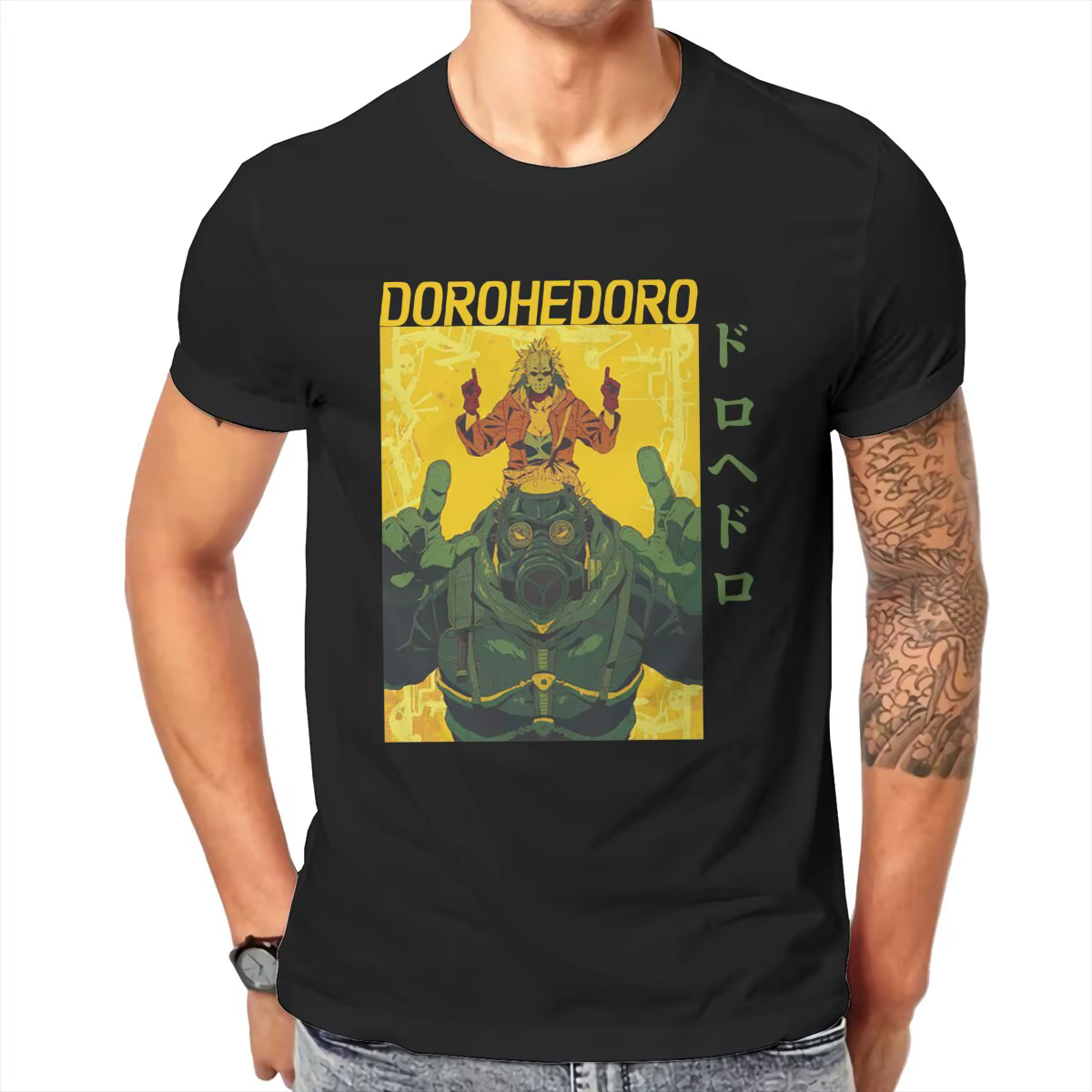 T-shirt imprimé anime Dorohedoro